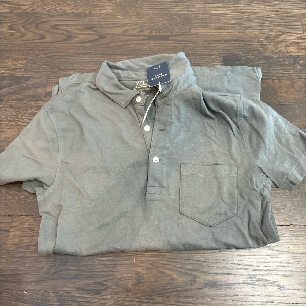 J.Crew Green Polo Short Sleeve